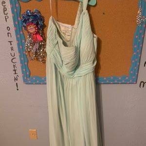 One shoulder formal dress
